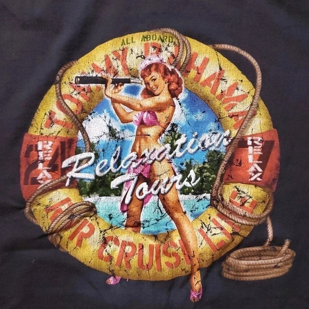 Tommy Bahama Relaxation Tours Short Sleeve T-Shirt‎ Size Small